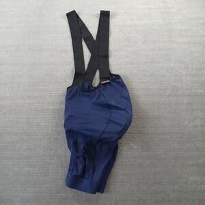 Velocio Luxe Cycling Bib Shorts Mens Medium Navy Blue Stretch Padded
